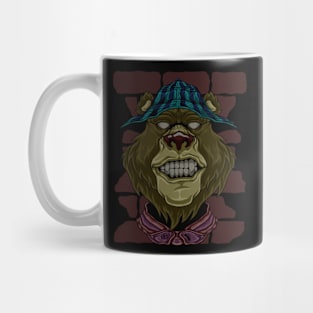 Fashion Bear street art Mug